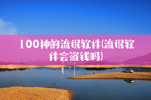 100种的流氓软件(流氓软件会盗钱吗)