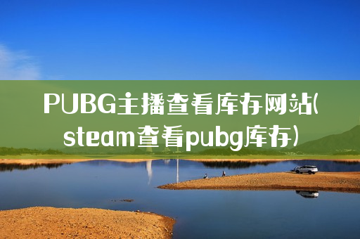 PUBG主播查看库存网站(steam查看pubg库存)